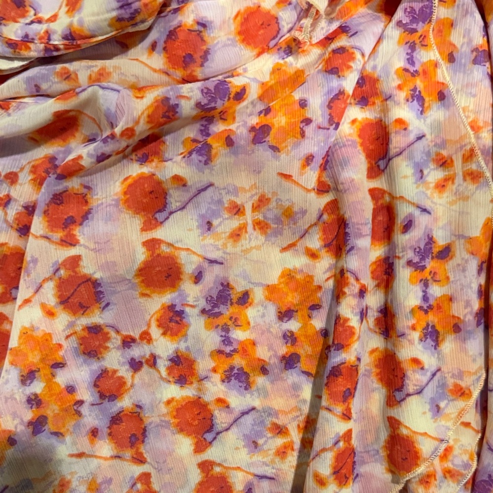 Aerie Floral Skater Skirt - FAST SHIP - Picture 4 of 6